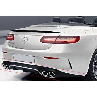 Задний диффузор Black с насадками Chrome (Дизайн AMG53) фото 1