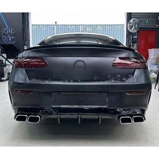 Задний диффузор Black с насадками Chrome (Дизайн AMG63) фото 4
