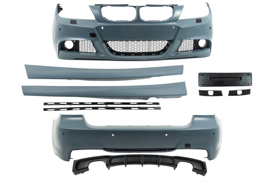 BMW 3 серия E90/E91 2005-2011 гг. Комплект обвеса M-Sport (для E90 2008-2011) Двойной выхлоп слева/справа Фото 5