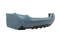 BMW 4 серия F32/F33/F36 2012-2020 гг. Задний бампер с диффузором под двусторонний выхлоп с одной стороны M-Sport фото 3