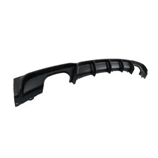 Диффузор заднего бампера под двусторонний двойной выхлоп V2 (для M-Sport, ABS) фото 4