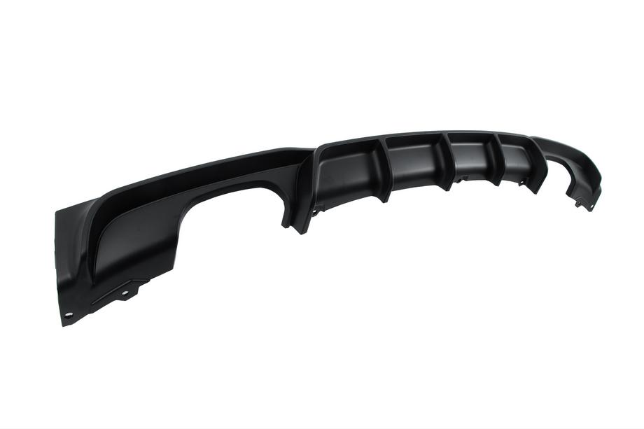 BMW 3 серия F30/F31 2012-2019 гг. Диффузор заднего бампера под двусторонний двойной выхлоп V2 (для M-Sport, ABS) Фото 4