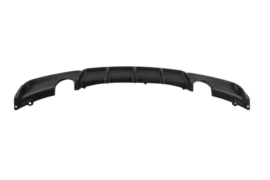 BMW 3 серия F30/F31 2012-2019 гг. Диффузор заднего бампера под одиночный выхлоп по двум сторонам V2 (для M-Sport, ABS) Фото 2
