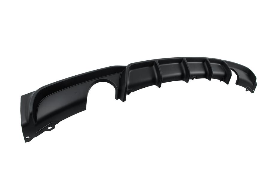 BMW 3 серия F30/F31 2012-2019 гг. Диффузор заднего бампера под одиночный выхлоп по двум сторонам V2 (для M-Sport, ABS) Фото 4