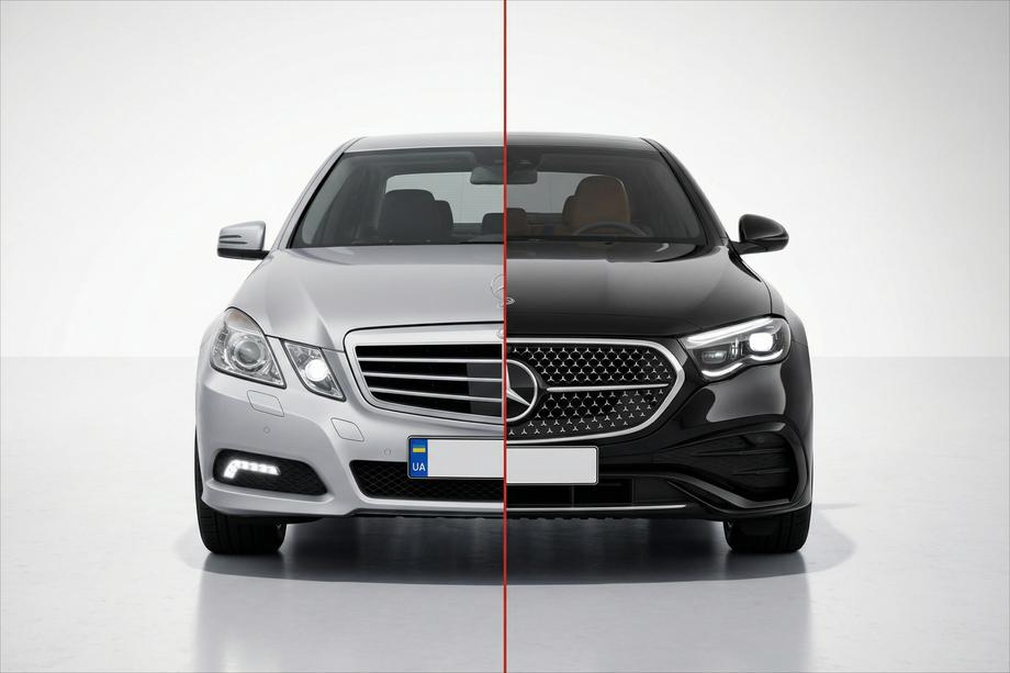 Mercedes E-class W212 2009-2016 гг. Комплект рестайлинга для W214 AMG-Line Image