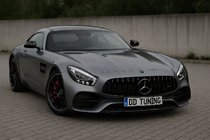 Mercedes AMG GT C190/R190 2014-2022 гг. Передняя решетка GT Panamericana Black (2014-2017) фото 1