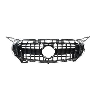 Передняя решетка GT Panamericana Black (2014-2017) Mercedes AMG GT C190/R190 2014-2022 гг. фото 2