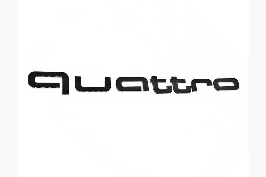 Audi Шильдик-надпись Quattro Black Image