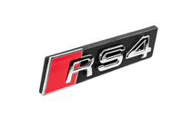 Audi Эмблема RS4 в решётку радиатора фото 3