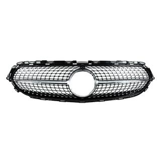 Передняя решётка Diamond Silver (для Base, 2020-2023) Mercedes E-class coupe C238 2016-2024 гг. фото 1