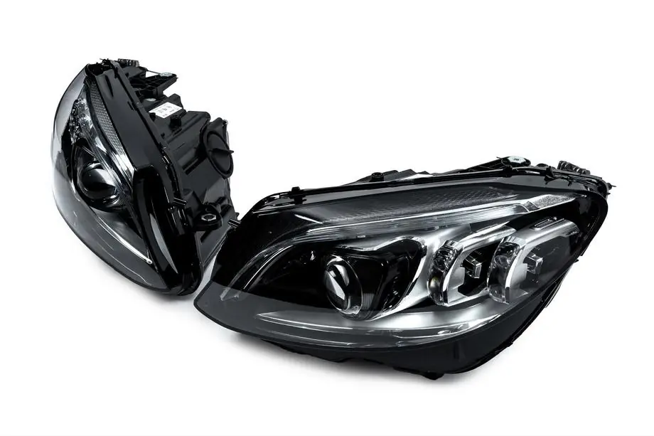 Mercedes C-class W205 2014-2021 гг. Передние фары с блоками Full LED (для LED, 2 шт.) Фото 3