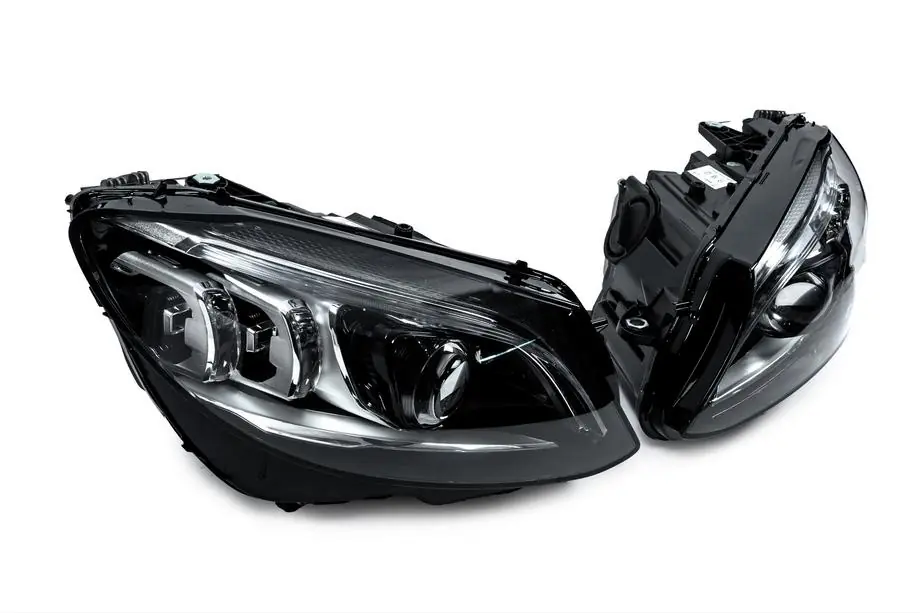 Mercedes C-class W205 2014-2021 гг. Передние фары с блоками Full LED (для LED, 2 шт.) Фото 4