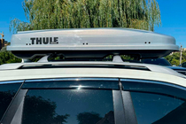 Nissan X-trail T32/Rogue 2014-2021 гг. Багажник (поперечины) на рейлинги OEM (2 шт) Черный фото 6
