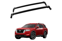 Nissan Pathfinder R53 2021- гг. Багажник (поперечины) на рейлинги OEM (2 шт) Серый фото 1