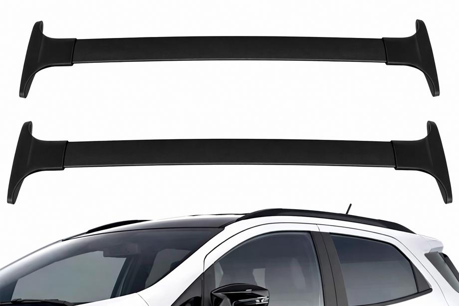 Ford Ecosport 2013-2022 гг. Багажник (поперечины) на интегрированные рейлинги OEM (2 шт.) Черный Фото 2