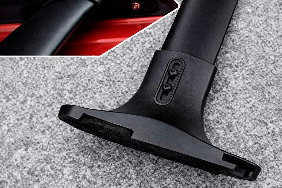 Ford Ecosport 2013-2022 гг. Багажник (поперечины) на интегрированные рейлинги OEM (2 шт.) Черный Фото 8