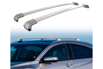 Honda HR-V 2014-2021 гг. Багажник (поперечины) на интегрированные рейлинги OEM (2 шт.) Серый фото 2
