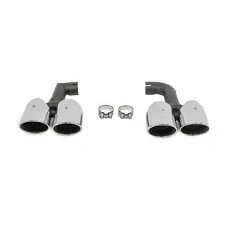 Насадки на глушитель Silver в стиле X3M F97 (V2) фото 1