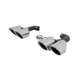 Насадки на глушитель Silver в стиле X3M F97 (V2) фото 4