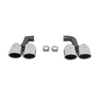 Насадки на глушитель Silver в стиле X4M F98 (V2) фото 1