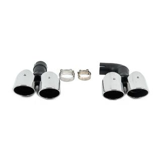 Насадки на глушитель Silver в стиле X4M F98 (V1) фото 1