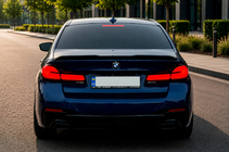 BMW 5 серия G30/G31 2017–2023 гг. Насадки на глушитель M-Performance Black (2 шт) фото 1