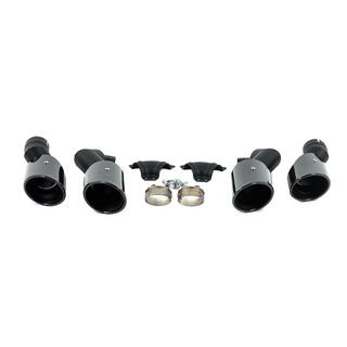 Насадки на глушитель V2 Black в стиле X5M F95 фото 1