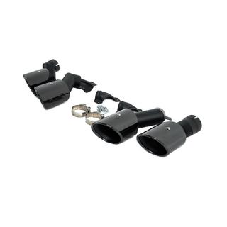 Насадки на глушитель V2 Black в стиле X5M F95 фото 3