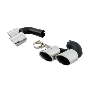 Насадки на глушитель V1 Silver в стиле X5M F95 фото 3
