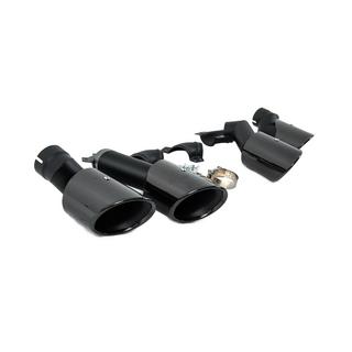 Насадки на глушитель V2 Black в стиле X6M F96 BMW X6 G06 2019–2027 гг. фото 4