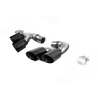 Насадки на глушители V1 Black в стиле X6M F96 BMW X6 G06 2019–2027 гг. фото 3