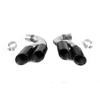 Насадки на глушители V1 Black в стиле X6M F96 BMW X6 G06 2019–2027 гг. фото 1