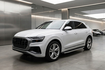 Audi Q8 2018- гг. Боковые пороги Fullmond (2 шт., Алюминий) фото 1
