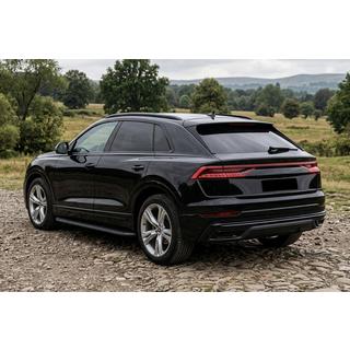 Боковые Подножки Tayga Black (2 шт., Алюминий) Audi Q8 2018- гг. фото 1
