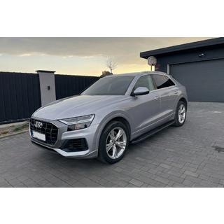 Боковые пороги Bosphorus Black (2 шт., Алюминий) Audi Q8 2018- гг. фото 1