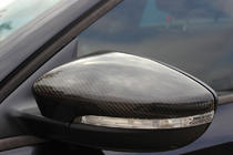 Volkswagen Jetta 2011-2018 гг. Накладки на Зеркала (2 шт, Натуральный Карбон) фото 6