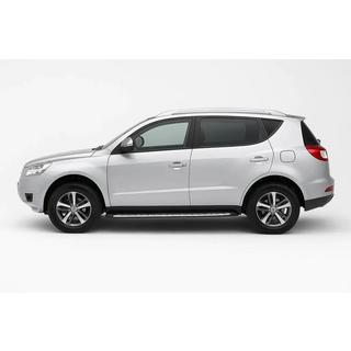 Боковые пороги OEM (Без крепежа, 2014+) Geely Emgrand X7 2011- гг. фото 3