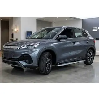 Боковые Подножки Mevsim Grey (2 шт., Алюминий) BYD Atto 3 2021- гг. фото 1