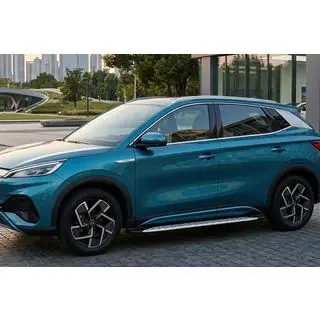 Боковые Подножки Shining V1 (2 шт., Алюминий) BYD Atto 3 2021- гг. фото 1