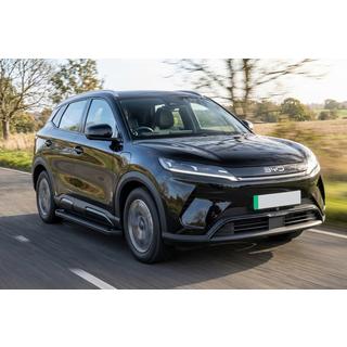 Боковые пороги Allmond Black (2 шт., алюминий) BYD Atto 2/Yuan Up 2024– гг. фото 1