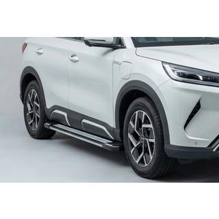 Боковые пороги Rainbow (2 шт., алюминий) BYD Atto 2/Yuan Up 2024– гг. фото 1