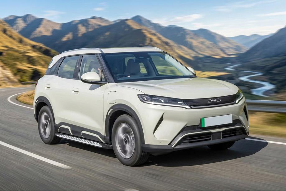 BYD Atto 2/Yuan Up 2024– гг. Боковые Подножки Shining V1 (2 шт., Алюминий) Image