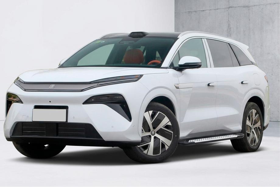 BYD Tang 2025– гг. Боковые пороги Allmond Grey (2 шт., алюминий) Фото 1