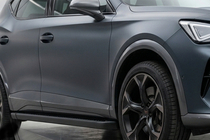 Cupra Formentor 2020- гг. Боковые пороги Allmond Black (2 шт., алюминий) фото 1