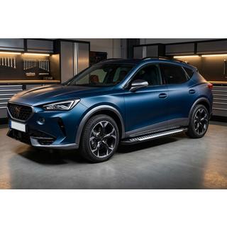 Боковые пороги Line (2 шт., алюминий) Cupra Formentor 2020- гг. фото 1