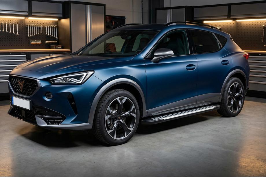Cupra Formentor 2020- гг. Боковые пороги Line (2 шт., алюминий) Image