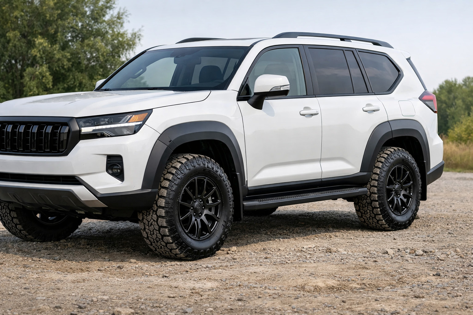 Toyota Land Cruiser Prado 250: что поставить, если раздражает грязь на боковинах и узкие арки