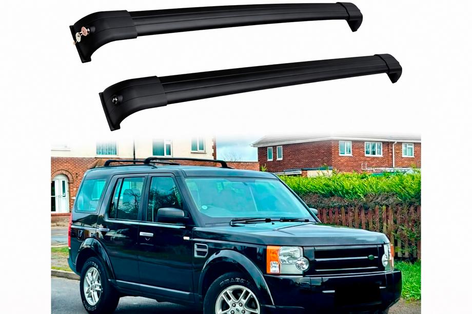 Land Rover Discovery IV 2009-2017 гг. Багажник (поперечины) на интегрированные рейлинги OEM (2 шт.) Серый Фото 5