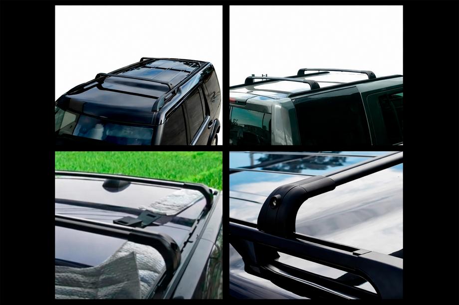 Land Rover Discovery IV 2009-2017 гг. Багажник (поперечины) на интегрированные рейлинги OEM (2 шт.) Серый Фото 4