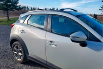 Mazda CX-3 2015- гг. Багажник (поперечины) на интегрированные рейлинги OEM (2 шт.) фото 1